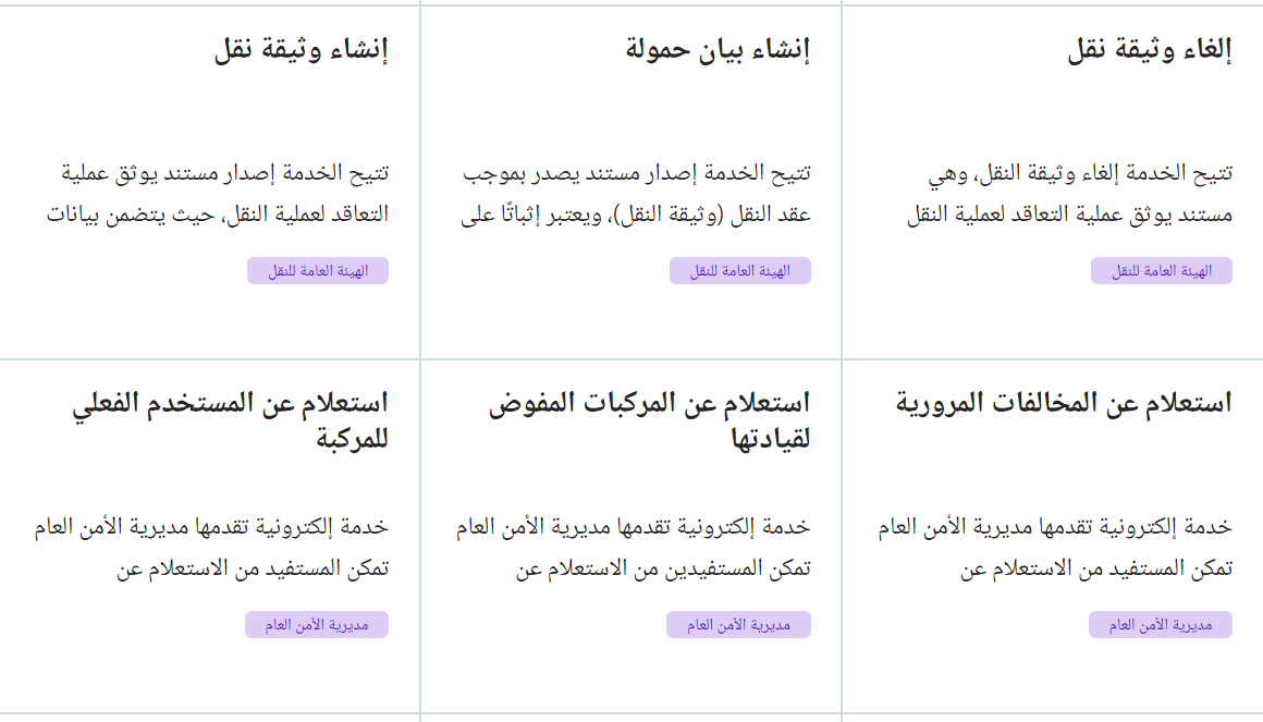 استعلام المخالفات المرورية عبر المنصة الوطنية الموحدة