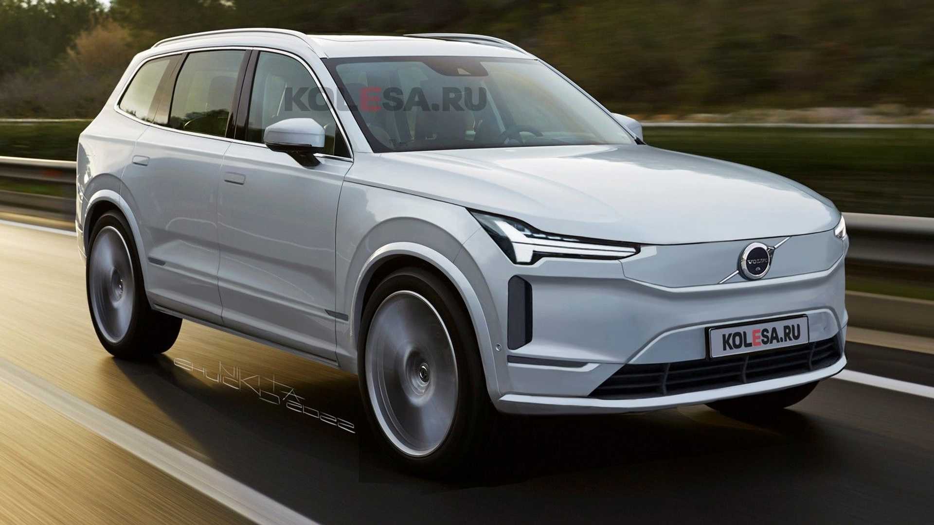 فولفو XC90 الجيل الثالث الجديد يظهر بالشكل التخيلي