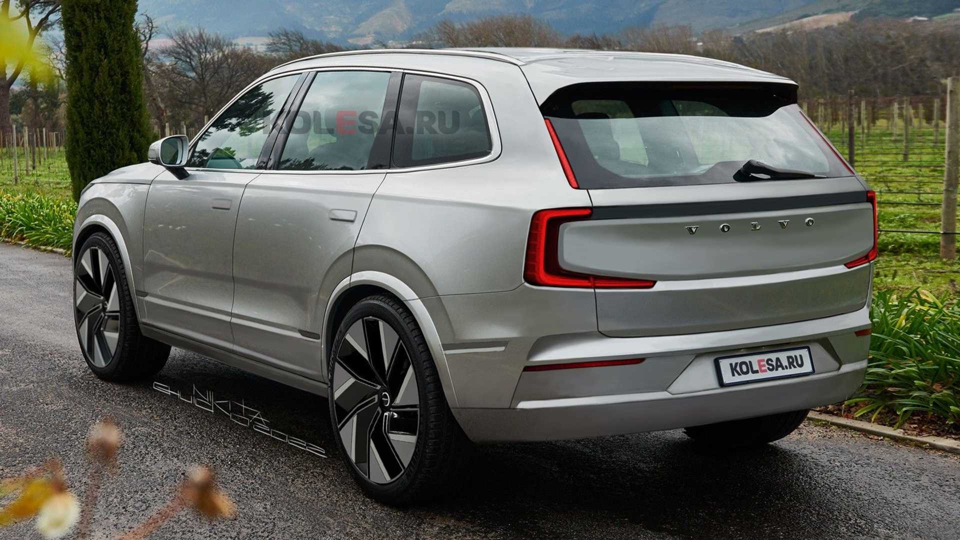 فولفو XC90 الجيل الثالث الجديد يظهر بالشكل التخيلي 1