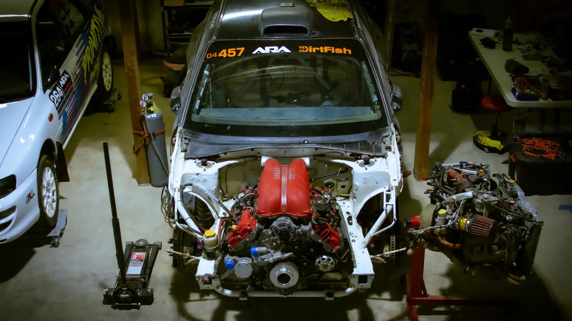 سوبارو wrx sti بمحرك فيراري