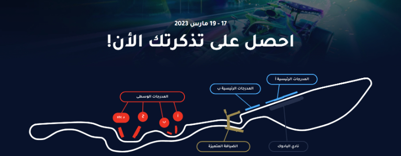 أسعار تذاكر الفورمولا 2023