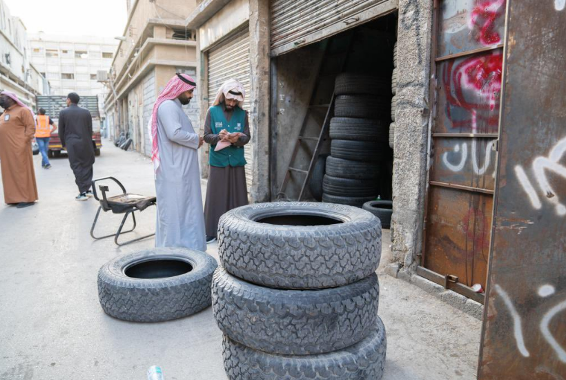 "التجارة" تضبط 127 ألف إطار سيارة مُخالف بعدة مناطق 4