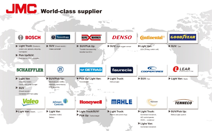 هذه قائمة الموردين لمركبات جاي ام سي JMC التجارية والبيك اب 4