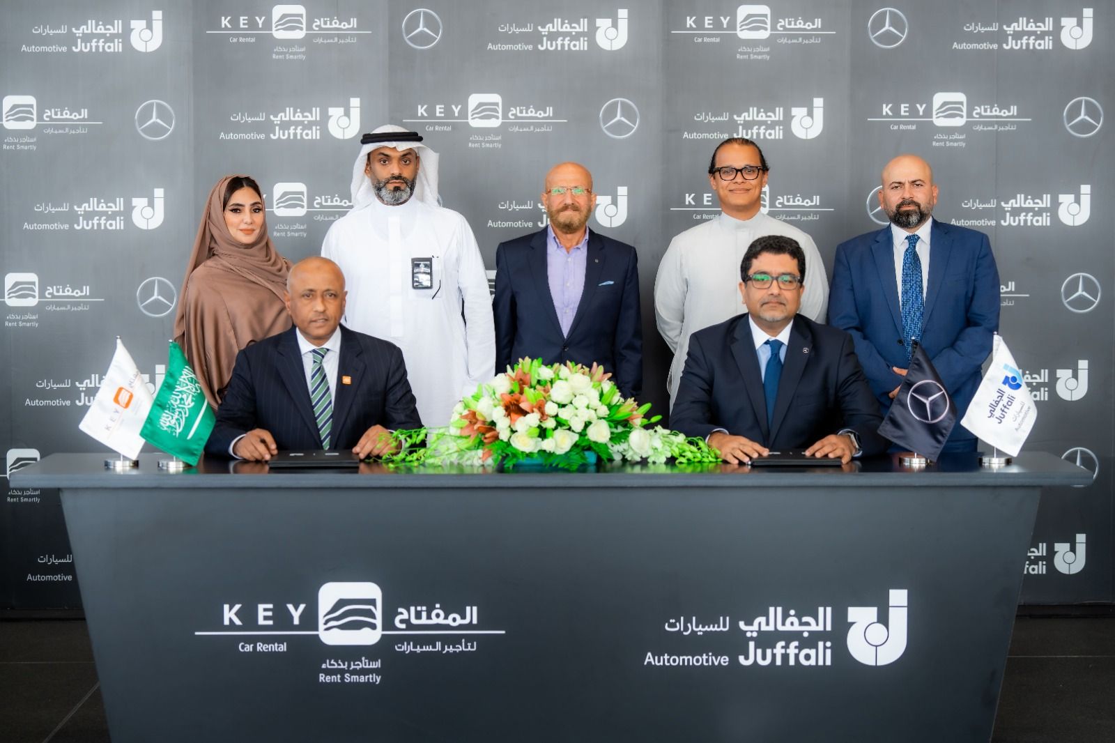 الجفالي للسيارات تزود المفتاح للتأجير بسيارات Mercedes-Benz EQS الكهربائية 1