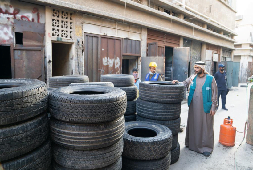 بالفيديو.. "التجارة" تضبط مخالفين يعيدون تجديد إطارات تالفة ويتلاعبون بصلاحيتها 3