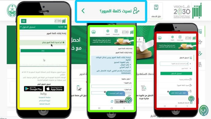 أبشر تغيير كلمة المرور بالخطوات والشروط وأبرز الخدمات 5