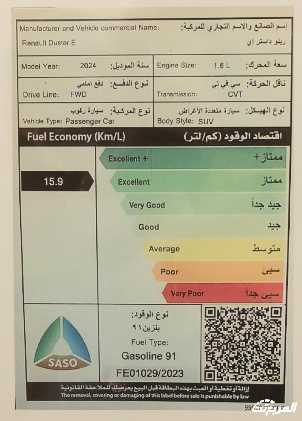 رينو داستر PE 2024