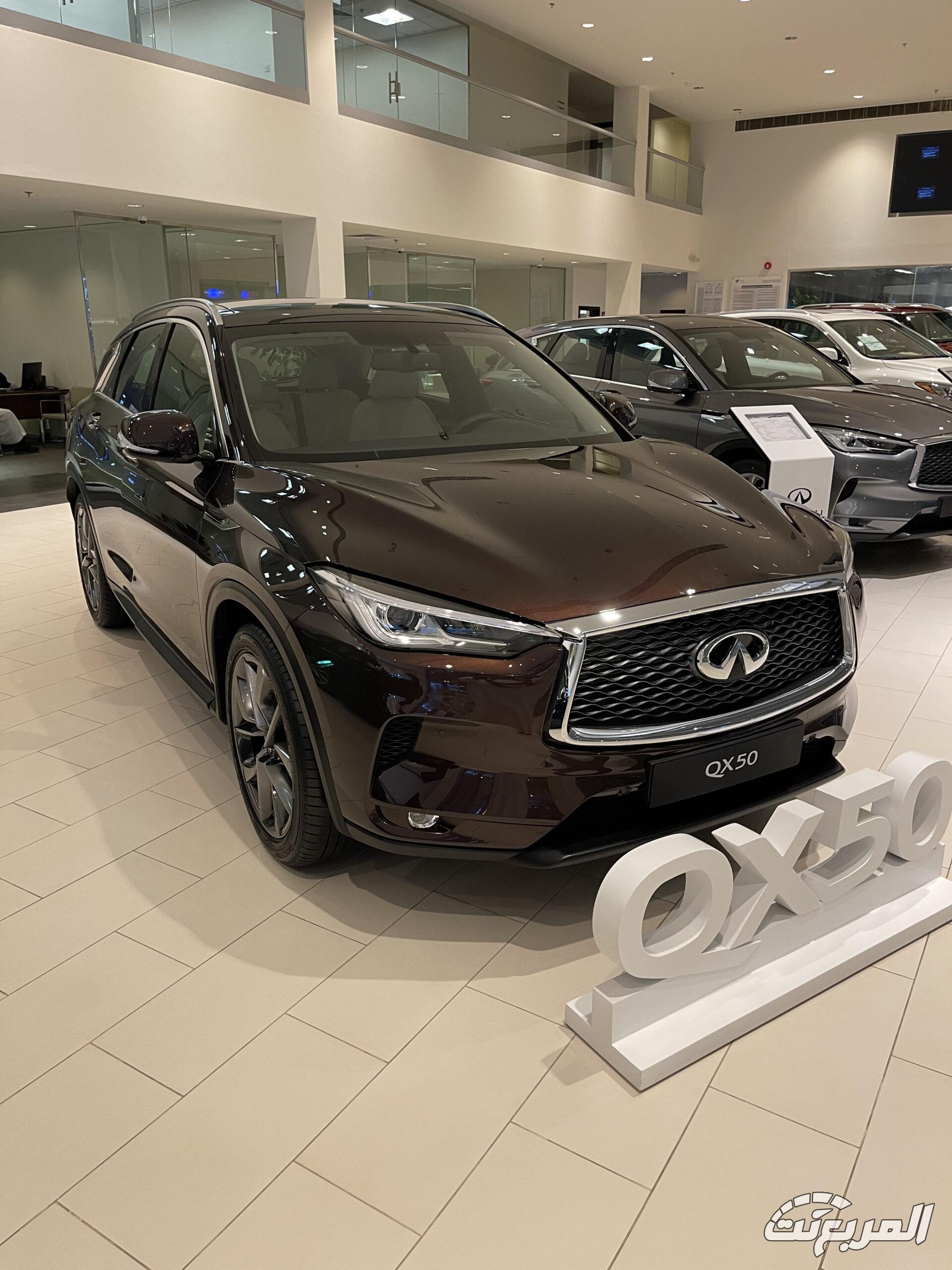 صور انفينيتي QX50 موديل 2025 بجودة عالية من الداخل والخارج والألوان المتوفرة