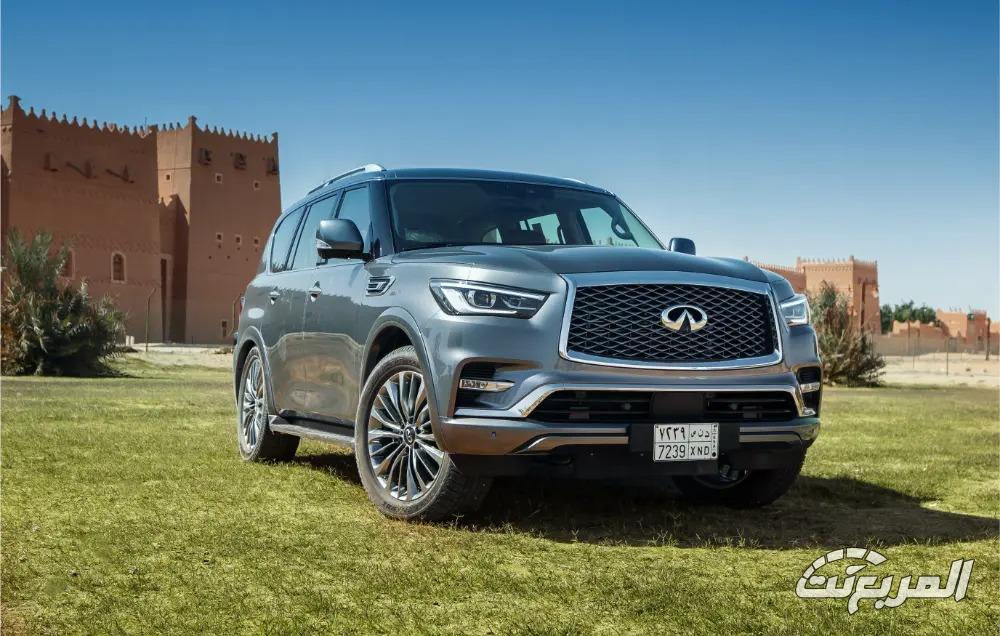 صور انفينيتي QX80 موديل 2025 بجودة عالية من الداخل والخارج والألوان المتوفرة