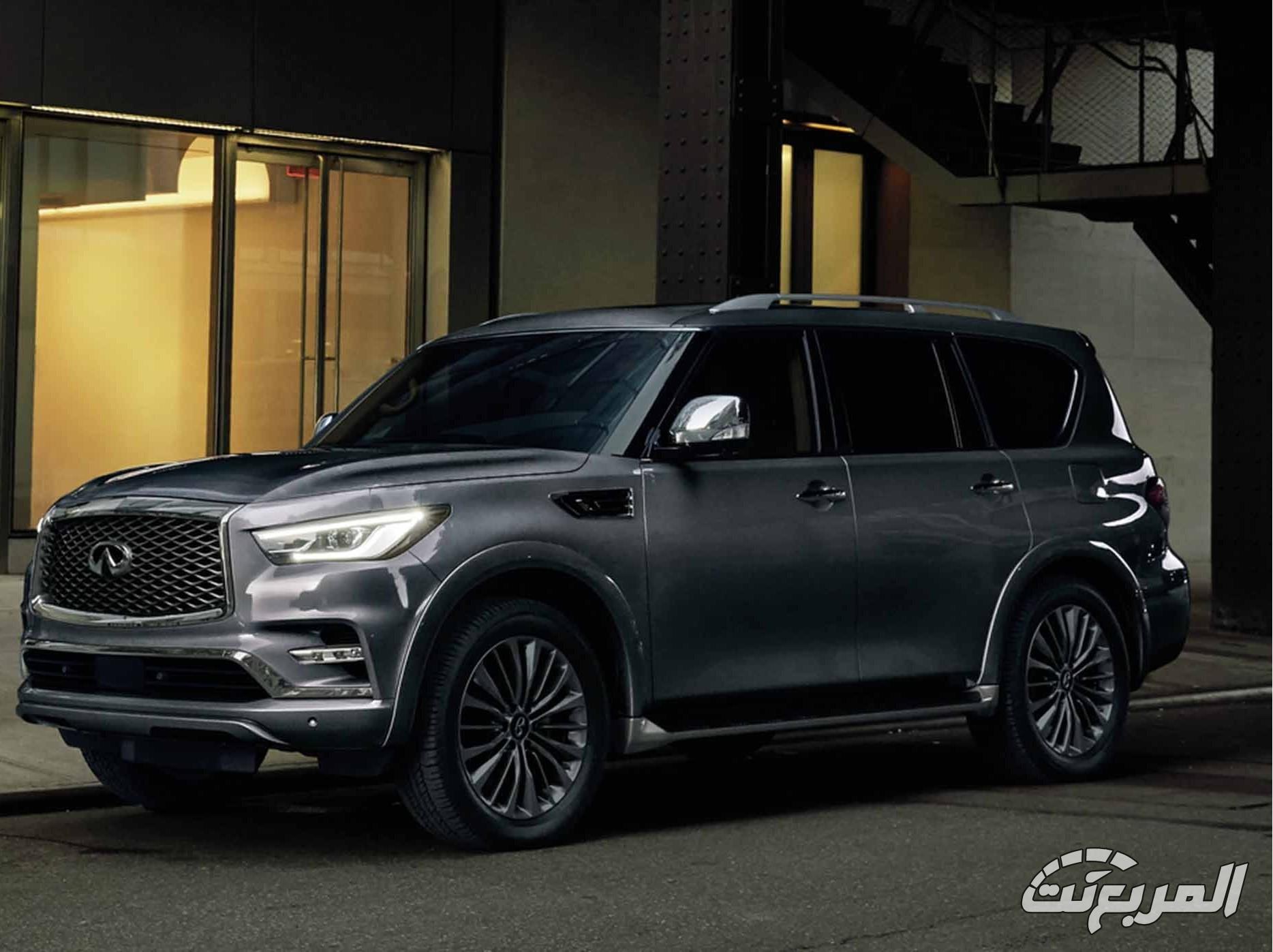 صور انفينيتي QX80 موديل 2025 بجودة عالية من الداخل والخارج والألوان المتوفرة