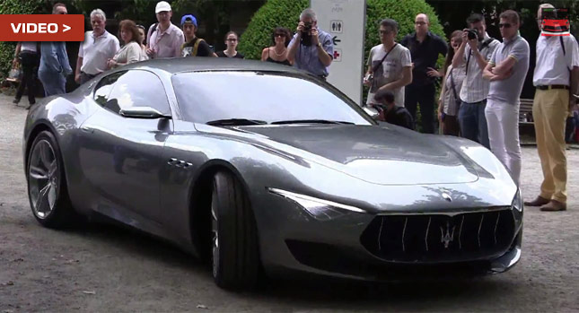 "بالفيديو" مازيراتي الفيري الجديدة تثير اعجاب المتفرجين Maserati Alfieri 10