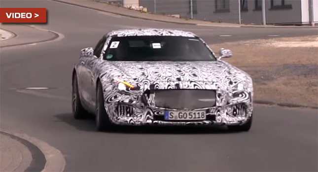 اطلاق اول فيديو رسمي لـ مرسيدس بنز AMG GT كوبيه الرياضية على حلبة نوربورغرينغ