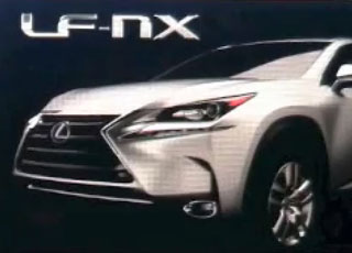 شاهد النموذج النهائي من لكزس ان اكس 2015 الرياضية المدمجة Lexus 2015 LF-NX SUV