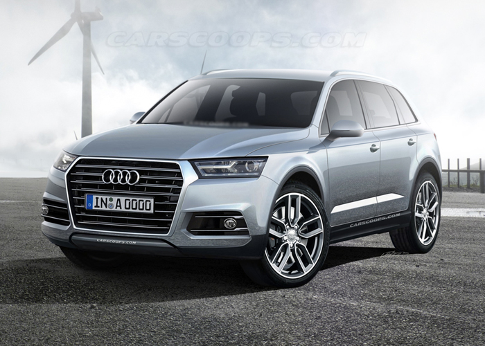 أودي كيو سفن 2015 تستخدم كل قوتها وإمكانياتها من أجل تفادي المشاكل والانتقادات Audi Q7 SUV