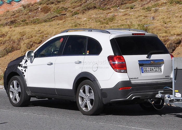 “بالصور” شفرولية كابتيفا 2015 بالتطويرات الجديدة تظهر خلال اختبارها Chevrolet Captiva