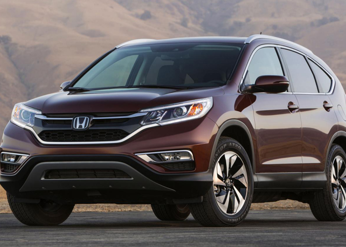 هوندا CR-V 2015 تظهر في اول تعديل لها بواجهة محسنة جديدة Honda CR-V