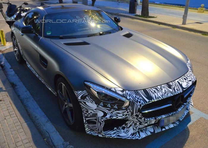 "صور تجسسية" أول إصدار معدل من مرسيدس 2015 الجديدة Mercedes-AMG GT Edition 2