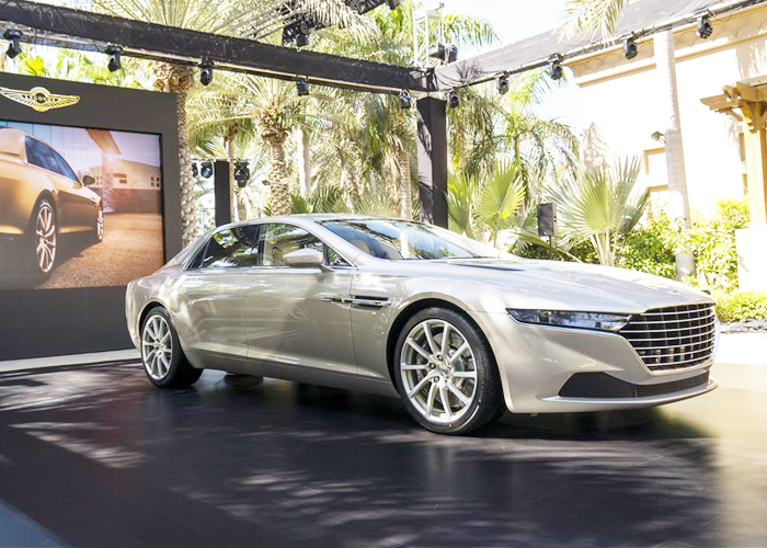 "بالصور" استون مارتن لاجوندا 2015 تكشف عن نفسها اليوم في دبي Aston Martin Lagonda 2