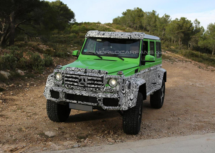 "بالصور" ظهور نمودج مرسيدس G63 AMG الجديد "الوحش الأخضر" Mercedes G63 AMG 3