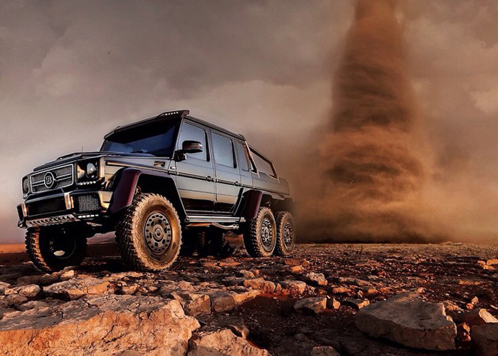 “بالصور” شاهد نسخة خاصة لمرسيدس برابوس G63 AMG 6×6 من السعودية