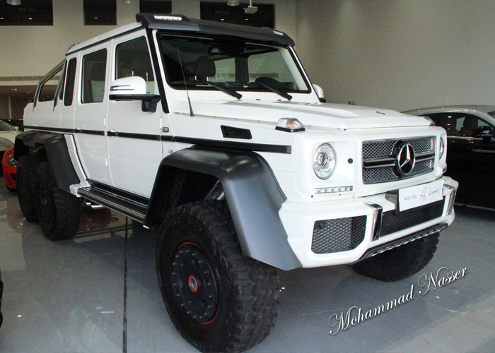 "بالصور" مرسيدس جي 63 6×6 ايه ام جي في مدينة الرياض Mercedes G63 6×6 5