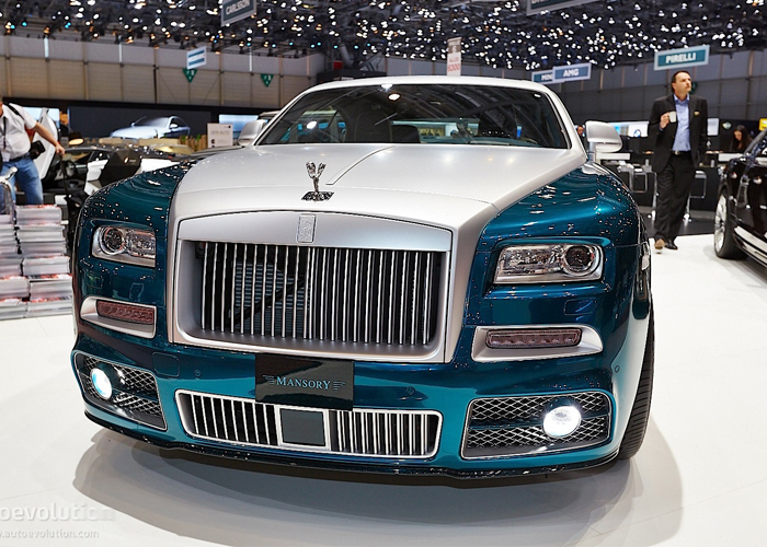 “بالصور” رولز رويس ريث مانسوري تظهر تحفتها في جنيف Rolls-Royce Wraith