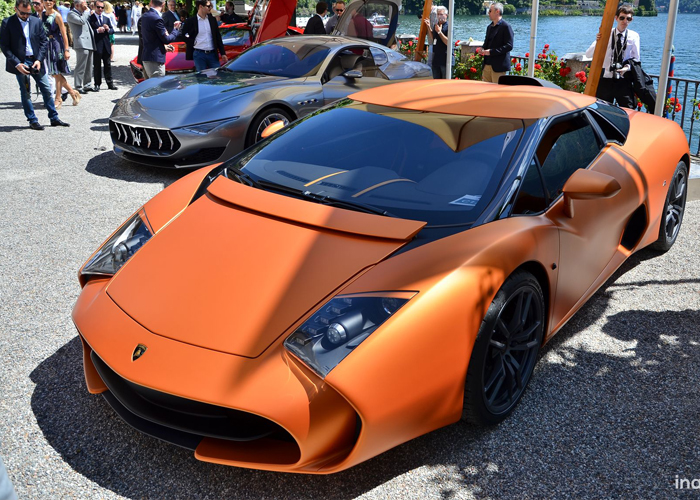 "بالصور" الكشف عن لامبورجيني 95-5 زاجاتو ميلانو في ايطاليا Lamborghini Zagato 3