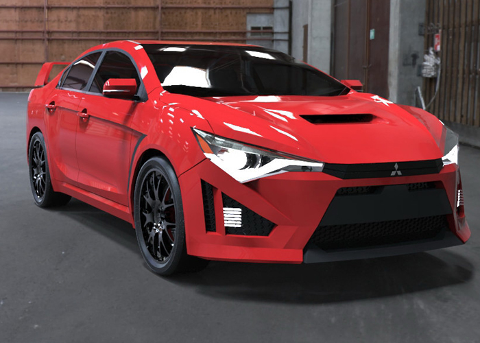 دراسة عن متبسوبيشي لانسر Lancer EVO المستقبلية القادمة Mitsubishi 2015